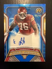 2024 Topps Resurgence Rookie Signatures Blue Refractor /99 Kingsley Suamataia