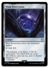 Worn Powerstone #293 (NM) Lord of the Rings LTC Magic MTG
