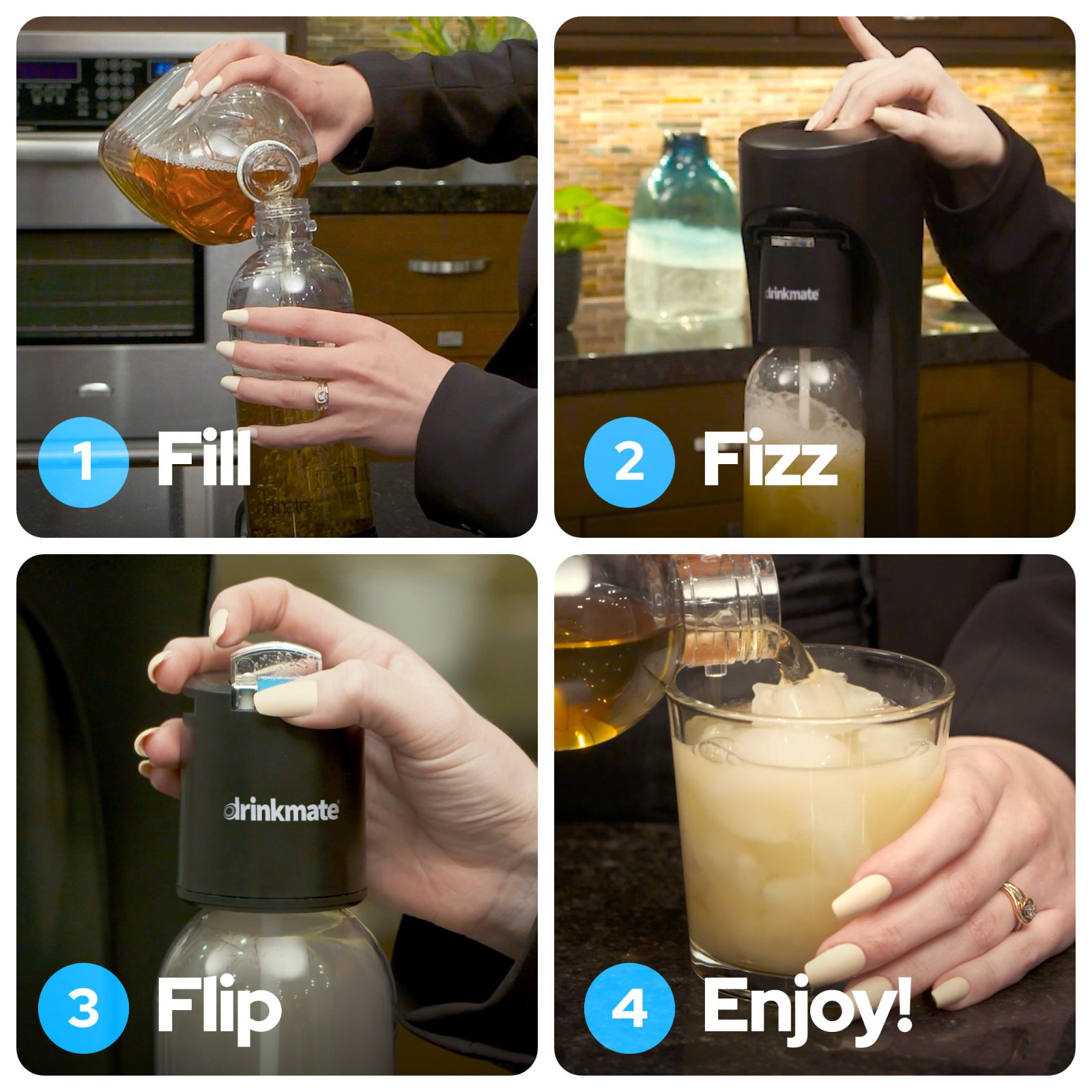 Drinkmate OmniFizz Soda Maker | SPECIAL BUNDLE | Carbonates ANY Drink