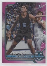 2021-22 Bowman U Pink Refractor Armando Bacot #71 14xt