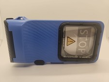 Underwater Snorkeling Diving Phone Waterproof Case Universal - Sky Blue/Black