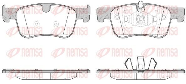 Remsa Bremsbelagsatz, Scheibenbremse 1580.00 FüR CitroËN-image