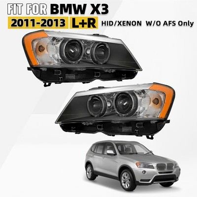 For BMW X3 F25 2011-2013 HID/XENON Right Left Pair Side Headlight W/O AFS