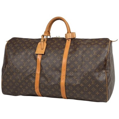 Louis Vuitton keepall60 Hand Bag Monogram Brown M41422 Women