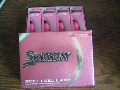 2 dozen BRAND NEW Srixon Soft Feel  golf balls Lady Passion Pink