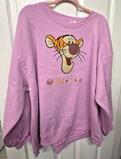  NEW Walt Disney World Sweater Pink Tigger Winnie The Pooh Pullover - XL