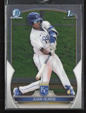 2023 Bowman #BCP-136 Juan Olmos Chrome Prospects Kansas City Royals (MS)
