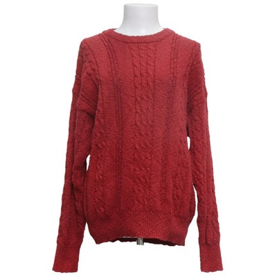 Boston Traders, Strickpullover, Größe: M, Rot, Baumwolle, Einfarbig #mSf