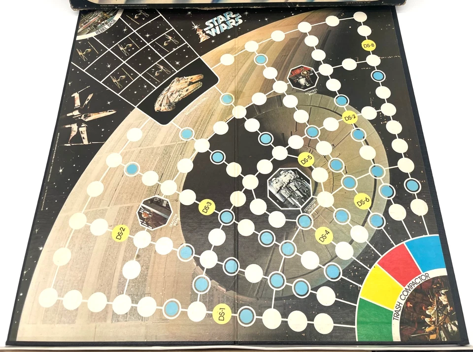 Star Wars: Escape the Death Star Board Game (1977) KENNER 100% Complete! - Image 3 of 4