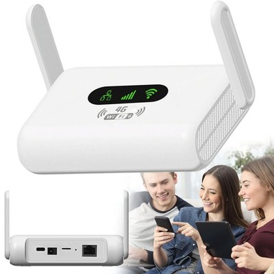 WiFi Router, 4G CPE Router Hotspot LTE Wireless Router mit SIM -Kartensteckplatz