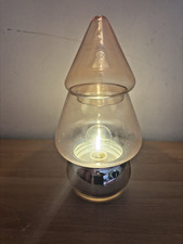 Home Reflections Lamp & Light Strand & Bulb 27cm Timer QVC Battery Pink Glass