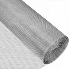 Wire Mesh Stainless Steel Filter Screen Sheets 30x120cm 30 Fine Silver Woven Wir