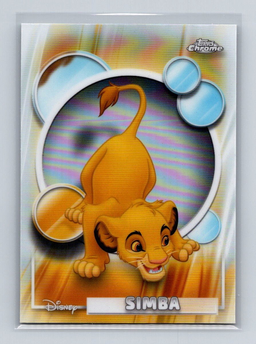 Simba #162 2026 Topps Chrome Disney Refractor SP Parallel Card NM+