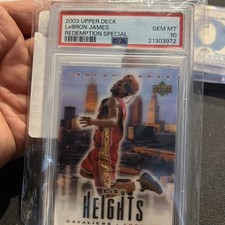 2003 Upper Deck Lebron James City Heights Card Prices | Basketball