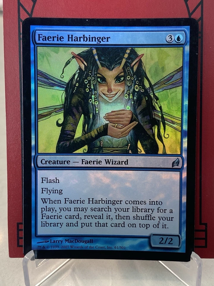 Faerie Harbinger Lorwyn Foil LP/NM - Image 2 of 4