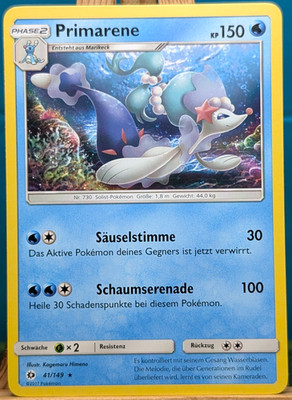 POKEMON - Sonne & Mond - Primarene - 41/149 - Non-Holo - deutsch