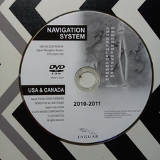 2009 2010 2011 Jaguar XF / Supercharged / Premium Navigation DVD EAST Coast Map