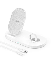 ANKER WIRELESS CHARGING STATION POWERWAVE SENSE 2-IN-1 STAND A2595 - WHITE