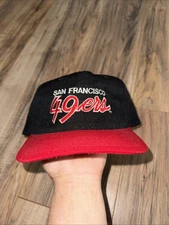 YOUNGAN San Francisco 49ers Vintage Script Hat Snapback