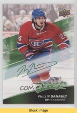 2017-18 Upper Deck MVP Green Script Phillip Danault #140 READ 1o7y