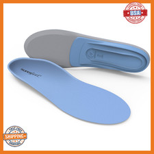 Superfeet All-Purpose Support Medium Arch Insoles Blue - Trim-To-Fit Orthotic