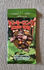 Donkey Kong Card Game Booster Pack Sealed 1999 Nintendo Vintage Japan image