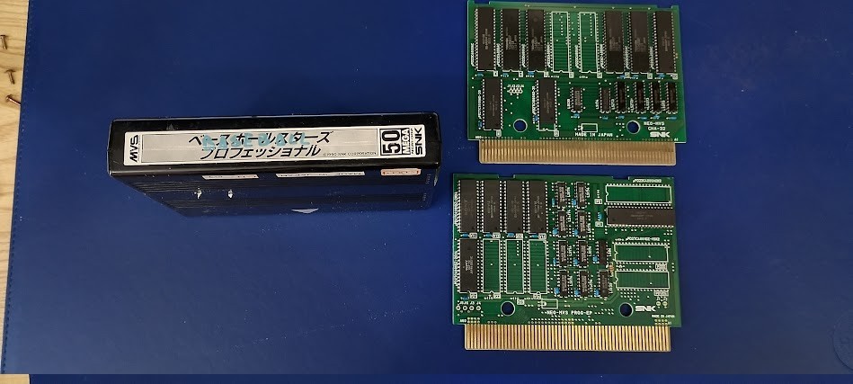 BASEBALL STARS PROFESSIONAL Neo Geo MVS Cartridge SNK 1990 Original 100% Tested