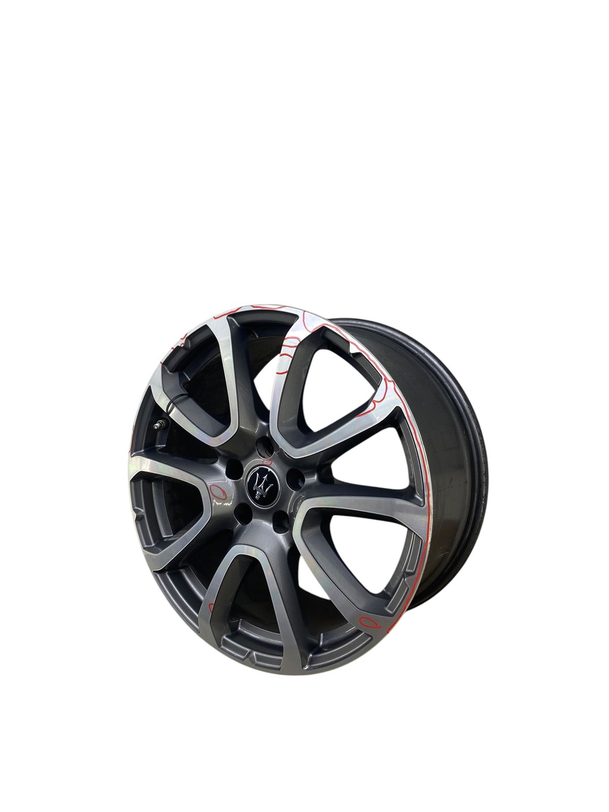 2017-2024 MASERATI LEVANTE OEM (A) 21X9 ET44 WHEEL RIM BLACK B/P 5X114.3