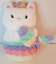 FAO Schwarz Glow Brights Meowmaid Mercat 12" Plush Stuffed Animal Toy
