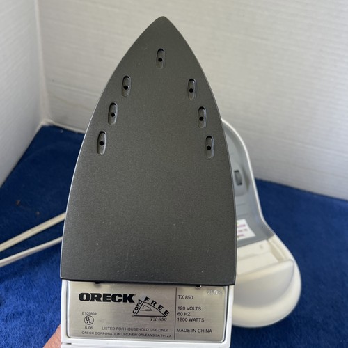 ORECK TX850 FERRO DA STIRO A VAPORE SENZA FILI BASE GIREVOLE - Foto 4 di 11