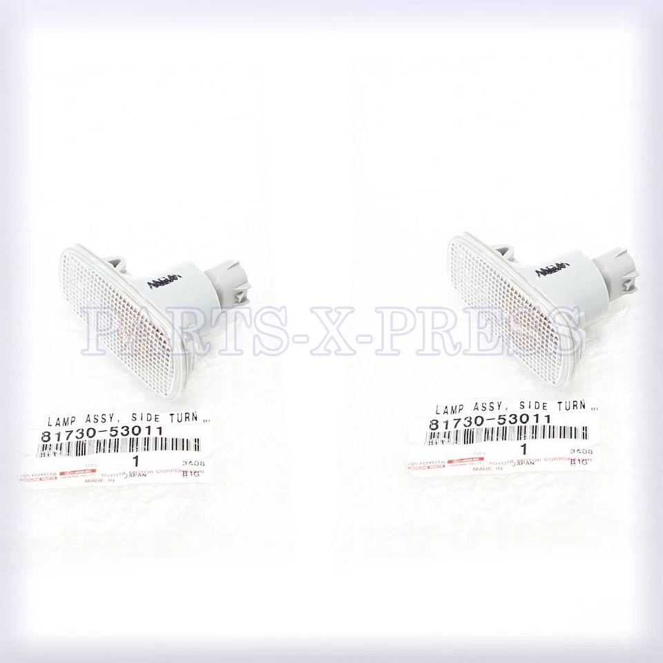 OEM GENUINO TOYOTA LEXUS 2001-2005 IS300 CONJUNTO DE LUCES DE SEÑAL DE GIRO LATERAL DERECHA E IZQUIERDA Foto 3 de 4