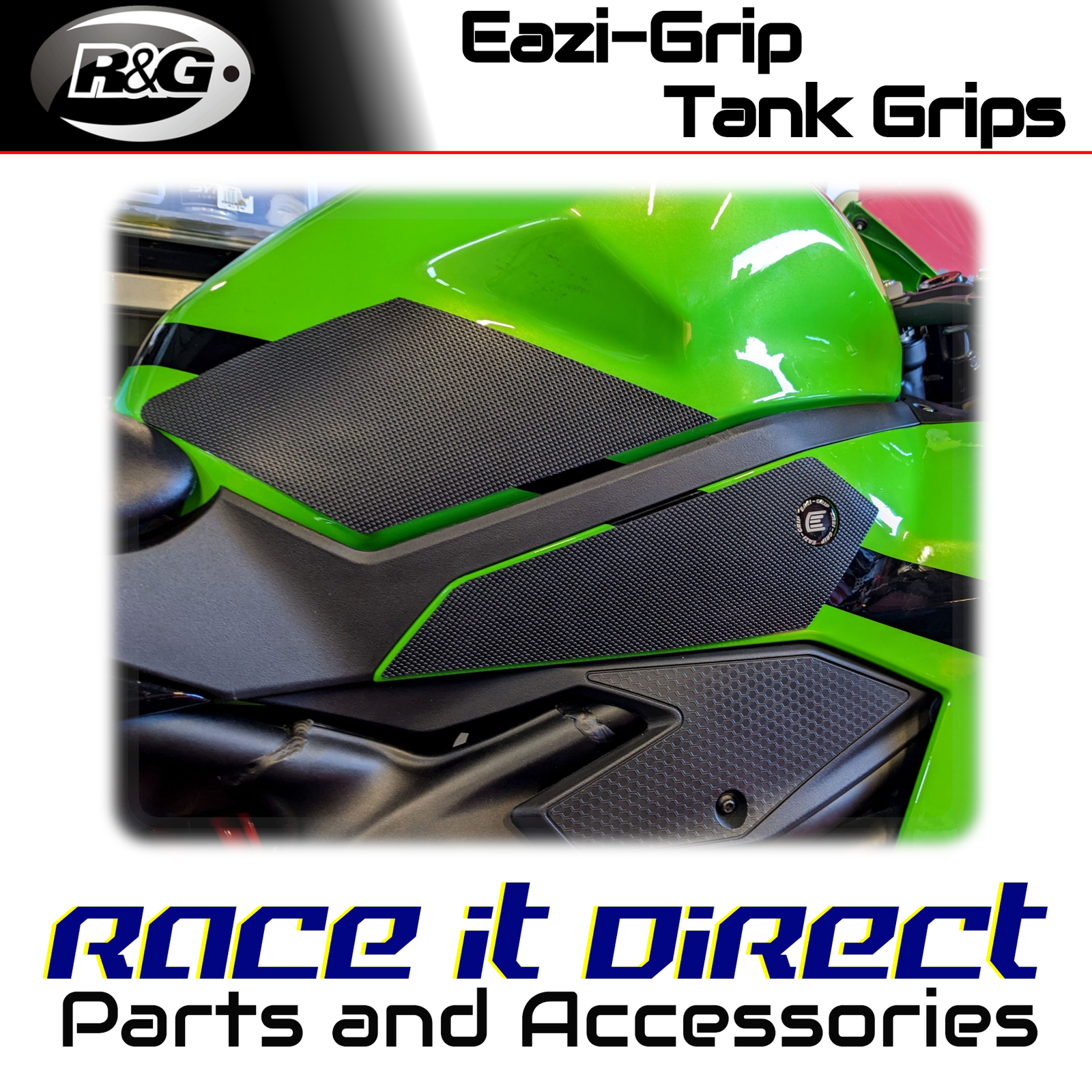 Eazi-Grip Tank Grips for Kawasaki ZX-4RR 2023-2026 PRO Eazi-Grip