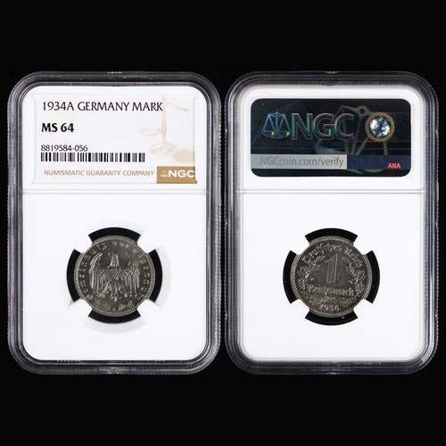 1934A GERMANY MARK NGC MS 64