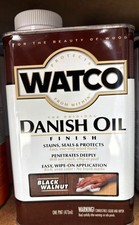 WATCO DANISH OIL FINISH BLACK WALNUT PINT