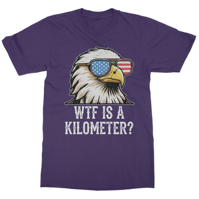 What Is A Kilometer Cool American Eagle Patriotic Unisex T-Shirt