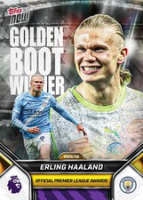 ERLING HAALAND 2025-26 Premier League Topps NOW Golden Boot #208 ManCity