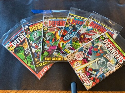 Lot of (6) - The Defenders - 1970s - Issues 1-3,5,7-8 (pt run/seq.)
