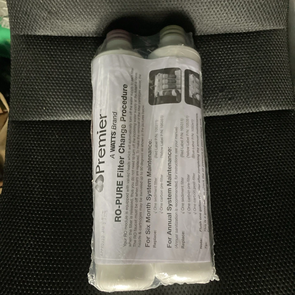 Kit de repuesto de filtro de agua de ósmosis inversa Watts✨Premier✨WP531102✨RO Pure Plus Foto 2 de 3