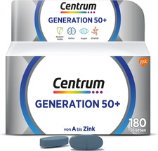 Multivitamin - Centrum Generation 50+ Hochwertiges Nahrungsergänzungsmittel Mit