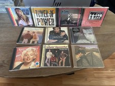 LOT of 10 TEN Full Length Albums on CD 60s through 90s Rock Pop R B Jazz