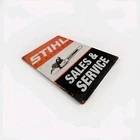 Metal STIHL Sign Chainsaws Tools Wall Hanging Garage Rustic Vintage Looking 8x12