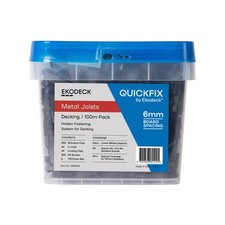 Kit Quickfix para Ekodeck 6 mm 100 Lm - Viguetas metálicas