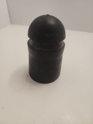 Insulator by CONTINENTAL RUBBER WORKS for W.U. TEL. Patented in 1940.