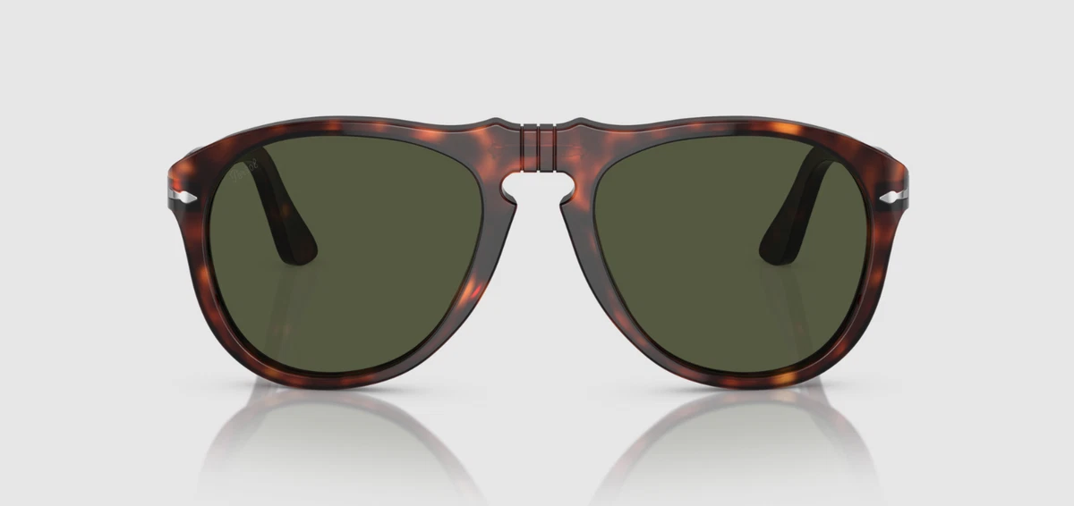 PERSOL PO0649 24 31 Havana Green 54 mm Men's Sunglasses