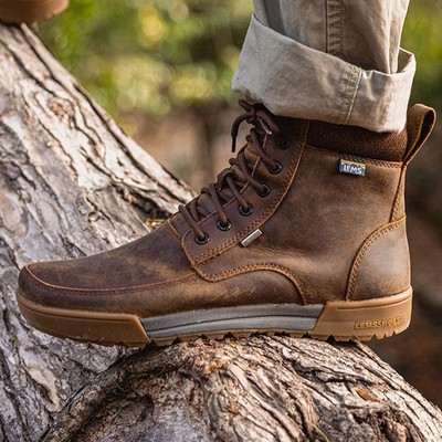 NEW Lems Men's Boulder Summit Waterproof  choose size RUGGED BARK   boots shoe