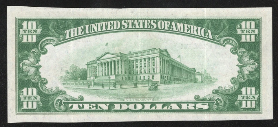 1929 $10 LOCKPORT, NY NATIONAL BANK NOTE NIAGARA COUNTY NEW YORK - Image 2 of 2