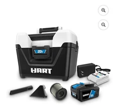 HART20-VoltCordless2-GallonWet/DryVacuumKit (1) 20-Volt 4.0AhLithium-Ion Battery
