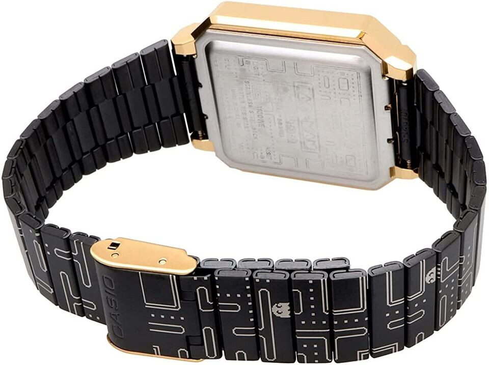 Casio Vintage x PAC-MAN Digital Black/Gold Men's Watch Casio Vintage x PAC-MAN Digital Black/Gold Men's Watch