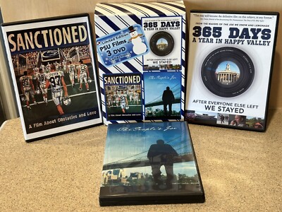 Penn State NCAA Films 3 DVD set 365 Days, Sanctioned, The