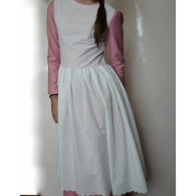 VINTAGE MÄDCHEN KLEID GR. ca. 7/8 Jahre